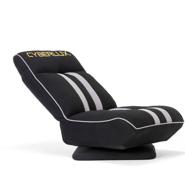 Геймерське крісло GM-06 Black (арт. GM-06 Black) - оббивка тканина / чорна з сірим (коробок 1 шт.)
