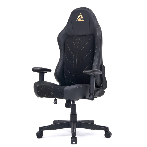 Геймерское кресло Cyberlux Helios Black (арт. GM-204 B) - ткань + экокожа / цвет черный (коробок 1 шт.)