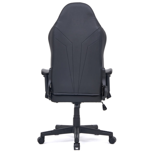Геймерское кресло Cyberlux Helios Black (арт. GM-204 B) - ткань + экокожа / цвет черный (коробок 1 шт.)