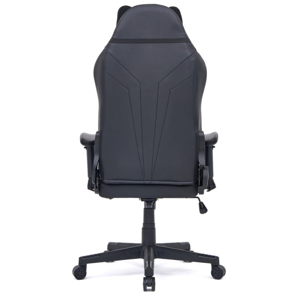 Геймерское кресло Cyberlux Helios Black (арт. GM-204 B) - ткань + экокожа / цвет черный (коробок 1 шт.)