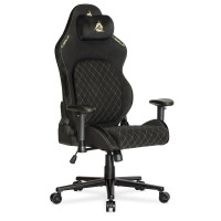 Геймерске крісло GM-223 Black (арт. GM-223 Black) (sale) - экокожа / ткань / цвет черный (коробок 1 шт.)