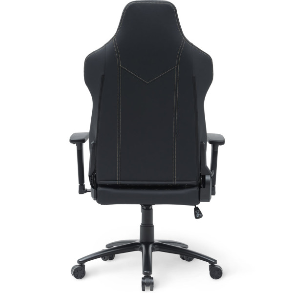 Геймерское кресло Cyberlux Poseidon Black (арт. GM-415 B) - обивка ткань+ экокожа / цвет черный (коробок-1 шт.)