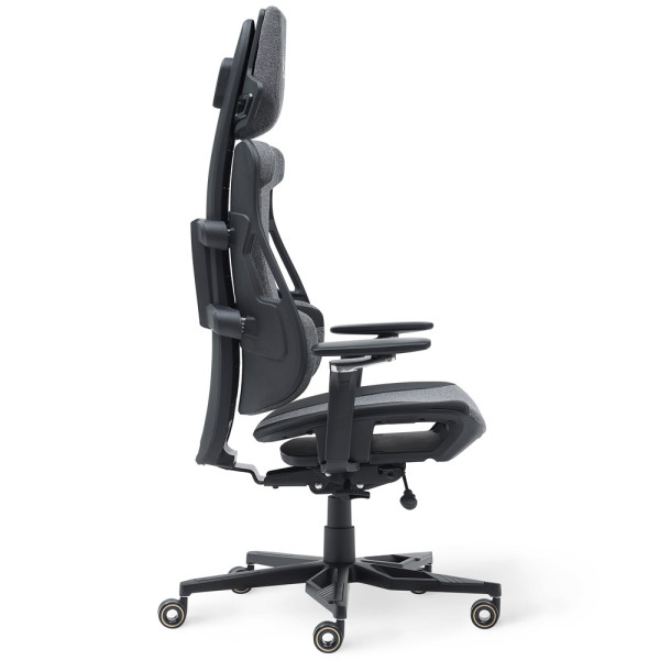 Геймерське крісло Cyberlux V10 Fabric Grey (арт. GM-V10 FG) - оббивка тканина / колір сірий (коробок 1 шт.)