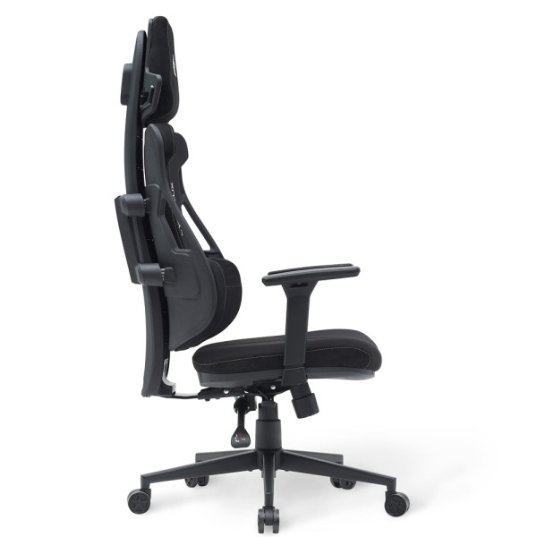 Геймерское кресло Cyberlux V8 Fabric Black (арт. GM- V8 FB) - обивка черная однотонная (коробок-1 шт.)