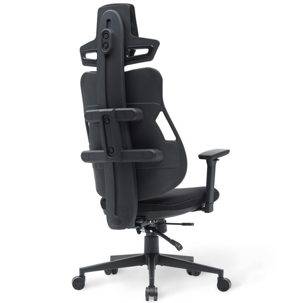 Геймерское кресло Cyberlux V8 Fabric Black (арт. GM- V8 FB) - обивка черная однотонная (коробок-1 шт.)