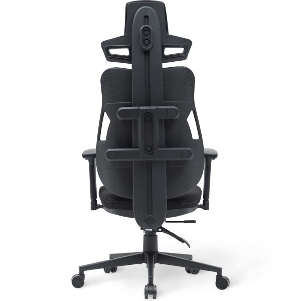 Геймерское кресло Cyberlux V8 Fabric Black (арт. GM- V8 FB) - обивка черная однотонная (коробок-1 шт.)