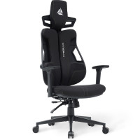 Геймерское кресло Cyberlux V8 Fabric Black (арт. GM- V8 FB) - обивка черная однотонная (коробок-1 шт.)