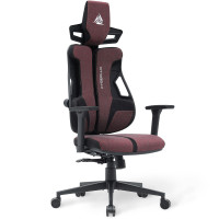 Геймерське крісло Cyberlux V8 Fabric Red (арт. GM-V8 FR) – оббивка червона однотонна (коробок-1 шт.)