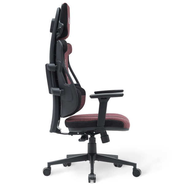 Геймерське крісло Cyberlux V8 Fabric Red (арт. GM-V8 FR) – оббивка червона однотонна (коробок-1 шт.)