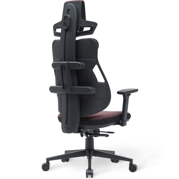 Геймерське крісло Cyberlux V8 Fabric Red (арт. GM-V8 FR) – оббивка червона однотонна (коробок-1 шт.)
