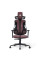 Геймерське крісло Cyberlux V8 Fabric Red (арт. GM-V8 FR) – оббивка червона однотонна (коробок-1 шт.)
