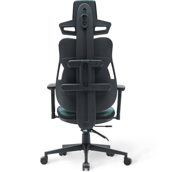 Геймерське крісло Cyberlux V8 Fabric Green (арт. GM-V8 FZ) - оббивка бірюзова однотонна (коробок-1 шт.)
