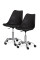 Комплект (2шт) кресло Evo-Kids Capri Black (арт. H-231 B/B -Х2) - пластик черный / подушка черная (коробок-1 шт.)