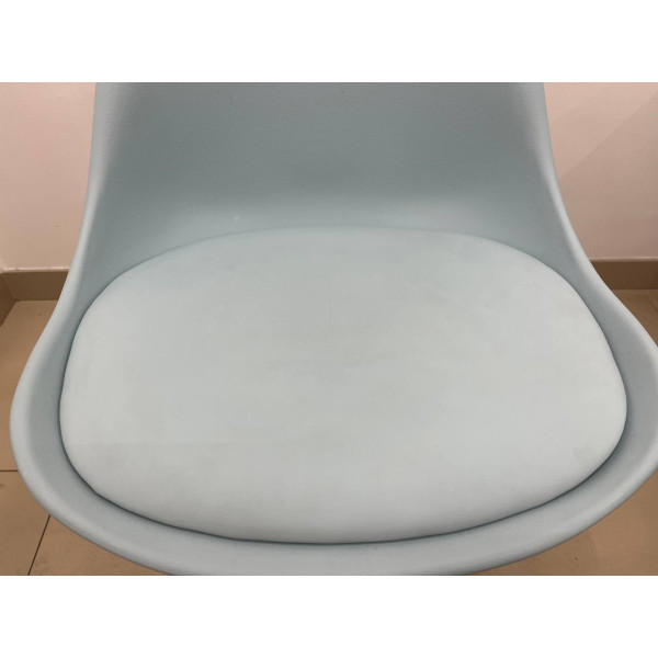 Кресло Evo-kids Capri Light Blue (арт. H-231 BL light) (sale) - пластик мятный / подушка мятная (коробок-1 шт.)