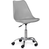 Кресло Evo-kids Capri Grey (арт. H-231 G/G) - пластик серый / подушка серая (коробок-1 шт.)