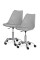 Комплект (2шт) кресло Evo-Kids Capri Grey (арт. H-231 G/G -Х2) - пластик серый / подушка серая (коробок-1 шт.)