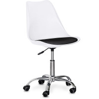 Крісло Evo-kids Capri White / Black (арт. H-231 W/B) - пластик білий / подушка чорна (коробок-1 шт.)