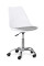 Кресло Hommex Kantri White / Grey (арт. H-231 W/G MR) - пластик белый / подушка серая (коробок-1 шт.)