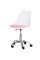 Кресло Evo-kids Capri White / Pink (арт. H-231 W/PN) - пластик белый / подушка розовая (коробок-1 шт.)