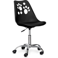 Крісло Hommex Dingo Black (арт .H-232 B/B MR) - пластик чорний / подушка чорна (коробок-1 шт.)