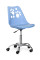 Кресло Hommex Dingo Blue (арт H-232 BL/BL MR) - пластик голубой / подушка голубая (коробок-1 шт.)