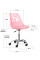 Комплект (4шт) детское кресло Evo-Kids Indigo Pink (арт H-232 PN/PN -Х4)) - пластик розовый / подушка розовая (коробок-2 шт.)