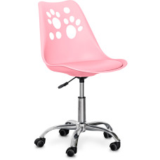 Детское кресло Evo-kids Indigo Pink (арт H-232 PN/PN) - пластик розовый / подушка розовая (коробок-1 шт.)