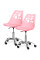 Комплект (2шт) детское кресло Evo-Kids Indigo Pink (арт H-232 PN/PN -Х2) - пластик розовый / подушка розовая (коробок-1 шт.)