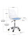 Детское кресло Evo-kids Indigo White / Blue (арт H-232 W/BL) - пластик белый / подушка голубая (коробок-1 шт.)
