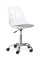 Кресло Hommex Dingo White / Grey (арт H-232 W/G MR) - пластик белый / подушка серая (коробок-1 шт.)