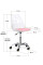 Комплект (2шт) детское кресло Evo-Kids Indigo White / Pink (арт H-232 W/PN -Х2) - пластик белый / подушка розовая (коробок-1 шт.)