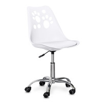 Дитяче крісло Evo-kids Indigo White (арт H-232 W/W) - пластик білий / подушка біла (коробок-1 шт.)