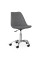 Крісло Hommex Albina Grey (арт H-233 Grey) - оббивка сіра однотонна / хромована основа (коробок-1 шт.)