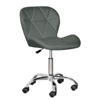 Крісло Hommex Margo Dark Grey fabric (арт.H-245 Dark Grey fabric MR) - оббивка темно-сіра тканина/хромована основа (коробок-1 шт.)