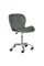 Кресло Hommex Margo Dark Grey fabric (арт.H-245 Dark Grey fabric MR) – обивка темно-серая ткань/хромированная основа (коробок-1 шт.)