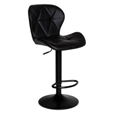 Крісло Hommex Martin Black (арт. H-445 Black/Black base MR) - оббивка чорна екошкіра / чорна основа (коробок-1 шт.)