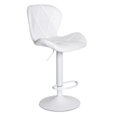 Кресло Hommex Martin White (арт. H-445 White/White base MR) - обивка белая экокожа/белая основа (коробок-1 шт.)