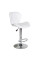 Крісло Hommex Martini White (арт. H-445 White/Сhrome base MR) - оббивка біла екошкіра / хромована основа (коробок-1 шт.)