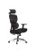 Кресло Mealux D1 Air Fabric Black (арт. HF-D1 F/B) - спинка сетка / сиденье ткань / цвет черный (коробок-1 шт.)