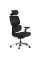 Кресло Mealux D2 Air Fabric Black (арт. HF-D2 F/B) - спинка сетка / сиденье ткань / цвет черный (коробок-1 шт.)