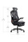 Офісне крісло Mealux HF-G30 Black Red (арт. HF-G30 F/RB) -спинка сітка / сидіння тканина / колір чорний з червоним (коробок 1 шт.)