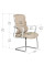 Крісло Mealux Easy Static Beige (арт. HF-L10 F/BR) - спинка сітка / сидіння тканина / бежевий (коробок-1 шт.)