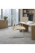 Крісло Mealux Easy Static Beige (арт. HF-L10 F/BR) - спинка сітка / сидіння тканина / бежевий (коробок-1 шт.)