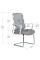 Кресло Mealux Easy Static Grey (арт. HF-L10 F/G) - спинка сетка/сиденье ткань/серое (коробок-1 шт.)