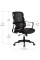 Кресло Mealux Easy Lite Black (арт. HF-L14 F/B) - спинка сетка/сиденье ткань/черное (коробок-1 шт.)