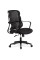 Кресло Mealux Easy Lite Black (арт. HF-L14 F/B) - спинка сетка/сиденье ткань/черное (коробок-1 шт.)