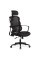 Кресло Mealux Easy Black (арт. HF-L15 F/B) - спинка сетка/сиденье ткань/черное (коробок-1 шт.)
