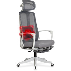 Кресло с массажным эффектом Mealux M4 Air Massage Grey (арт. HF-M4 M/G) - сиденье ткань/серое (коробок-1 шт.)