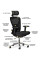 Кресло Mealux Q1 Air Fabric Black (арт HF-Q1 F/B) - спинка сетка / сиденье ткань / цвет черный (коробок-1 шт.)