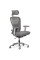 Кресло Mealux Q1 Air Fabric Grey (арт. HF Q-1 F/G) - спинка сетка / сиденье ткань / цвет серый (коробок-1 шт.)